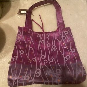 Handmade Purple Tote Bag